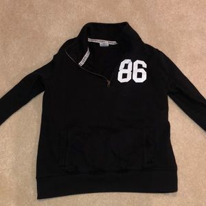 Love Pink black sweatshirt with front pocket